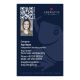 Business cards blue, portrait, EN