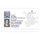 Business cards white, landscape, EN