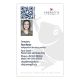 Business cards white, portrait, EN